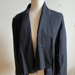 BOSS Orange Open Cascade Jacket sz 6 Black Wool